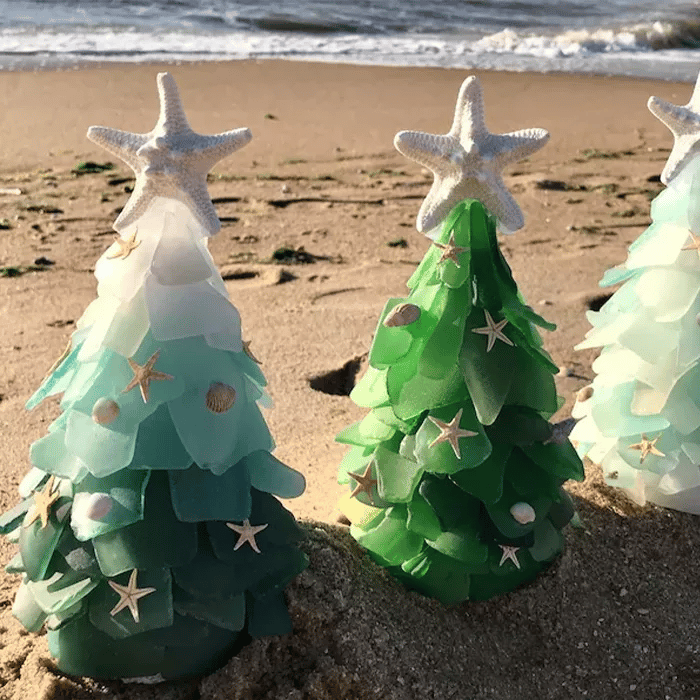 CoastGlow™ – Dekorativer Baum aus Seeglas