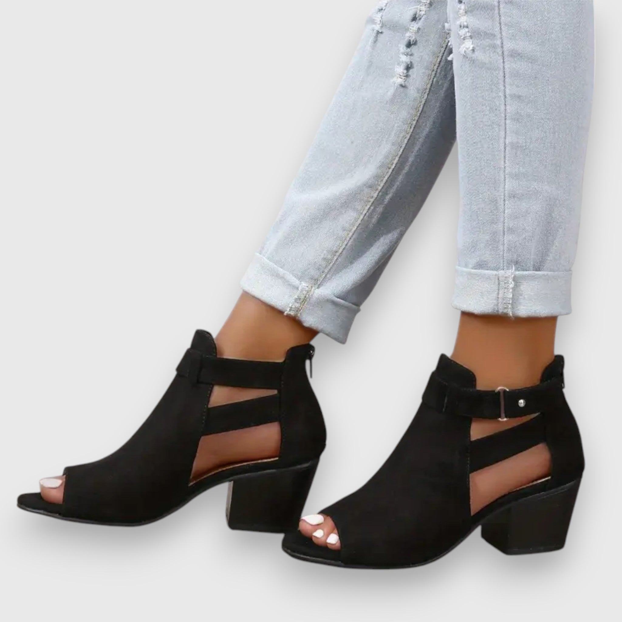 Julia | Damen Sandalen mit zdickem Absatz