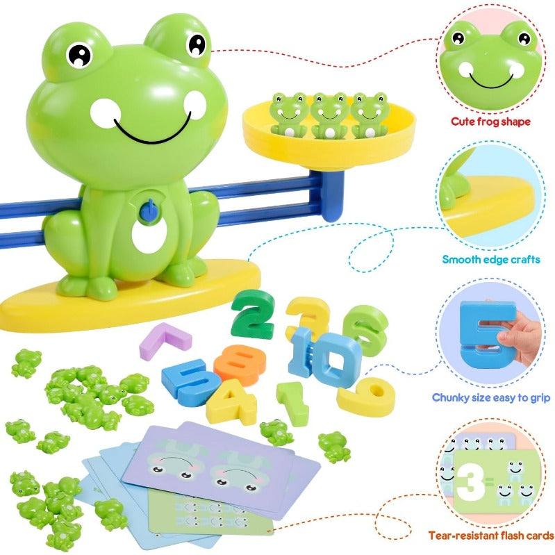 Fun & Educational Frog Balance Math Toy