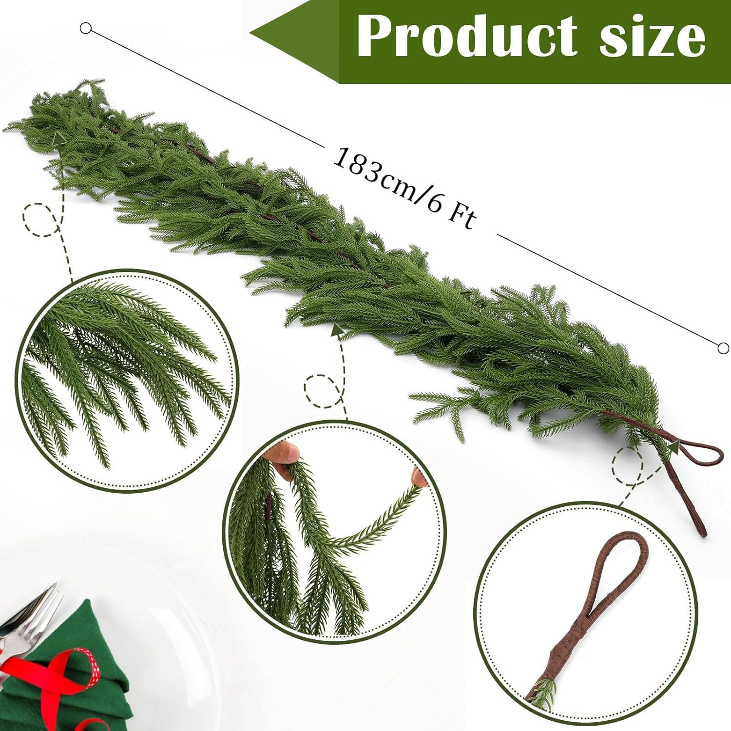EverPine™ – Dekorative Tannengirlande