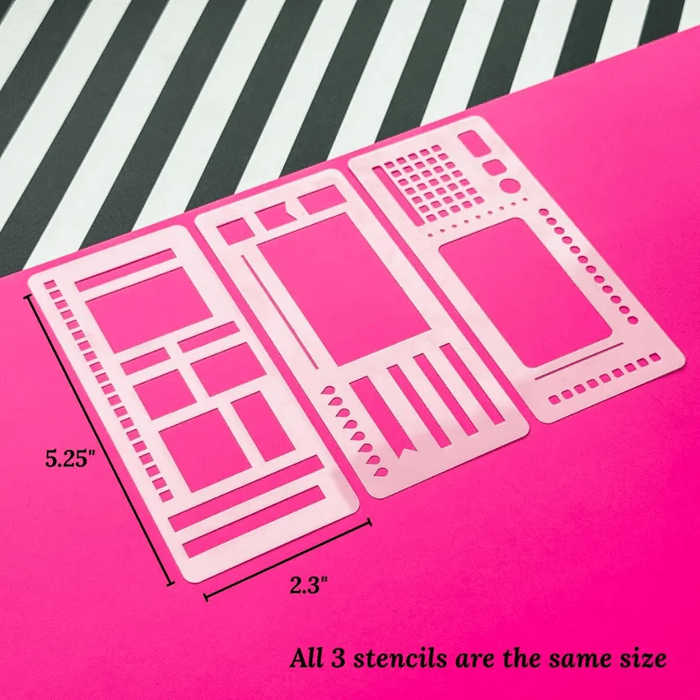 CraftFlex™ – Flexible Mylar-Zeichenschablonen