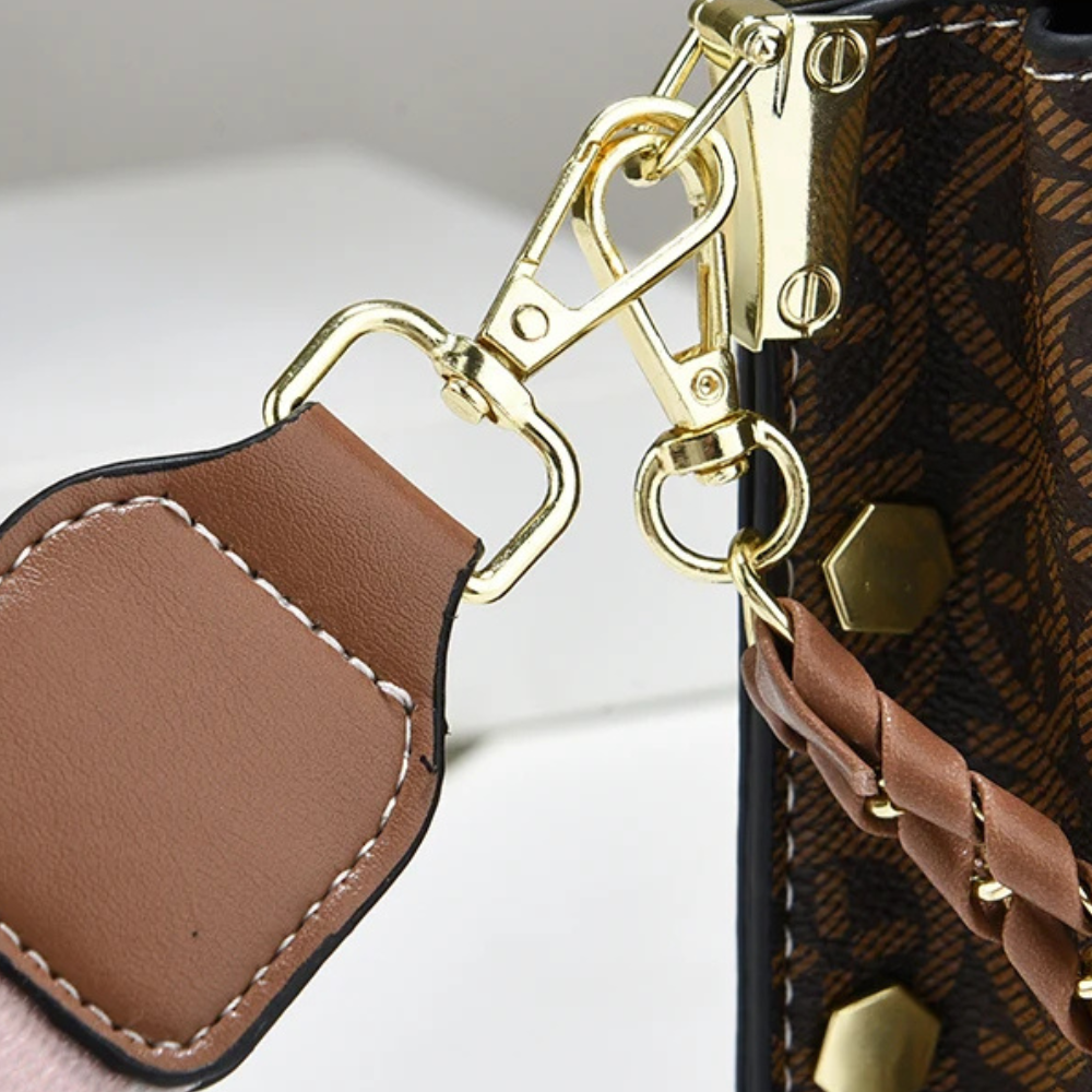 Veloura™ – Elegante Umhängetasche aus Kunstleder