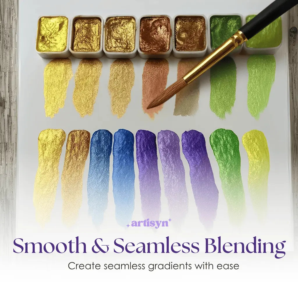 Artisyn™ – Schillerndes Aquarellfarben-Set