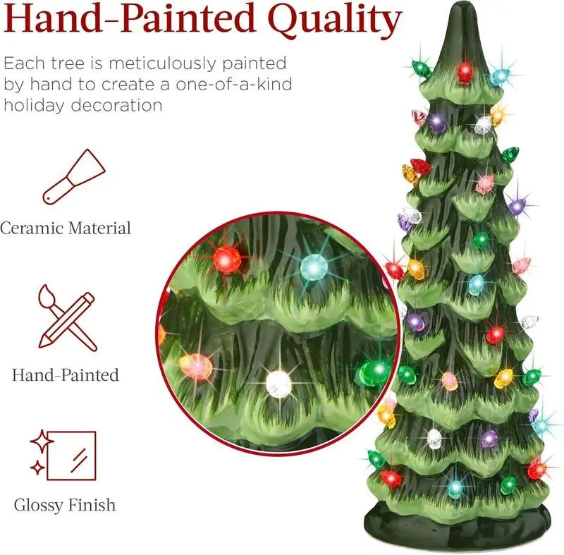 TreeLeds™ - Handbemalter Nostalgie-Mini-Baum
