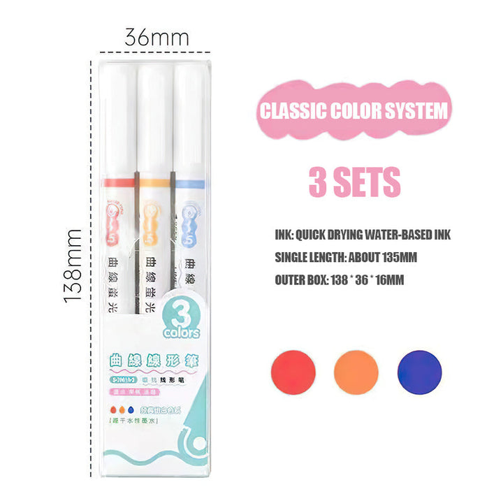 CurvePen™ – Curve-Marker mit zwei Spitzen