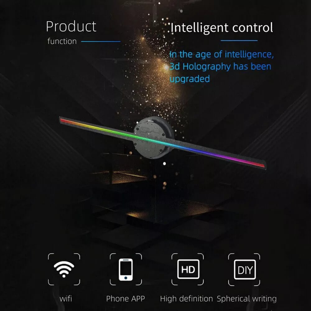 HoloSpin™ – 3D-LED-Hologrammprojektor