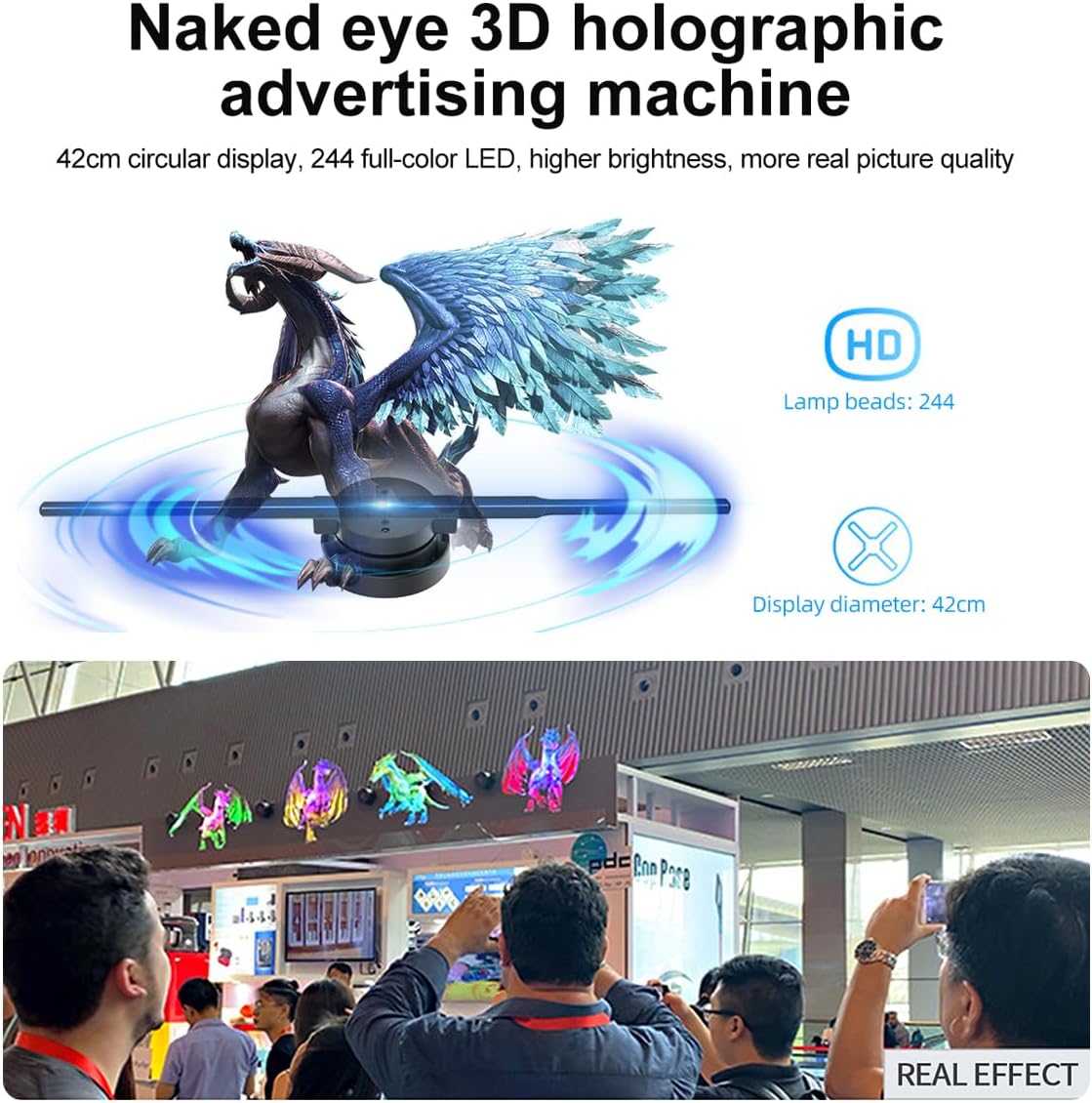 HoloSpin™ – 3D-LED-Hologrammprojektor