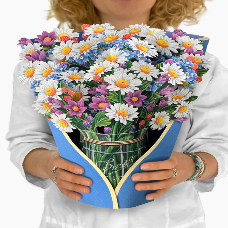 BloomCard™ – 3D-Pop-Up-Blumenkarte als langlebiges