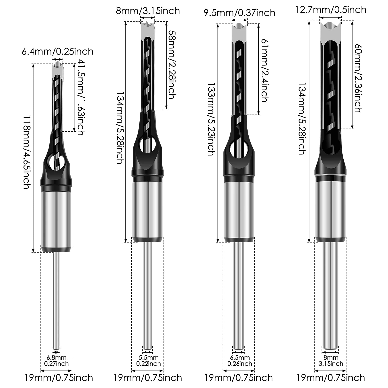 PRECIZO™ Adapter- und Stemmeisenset