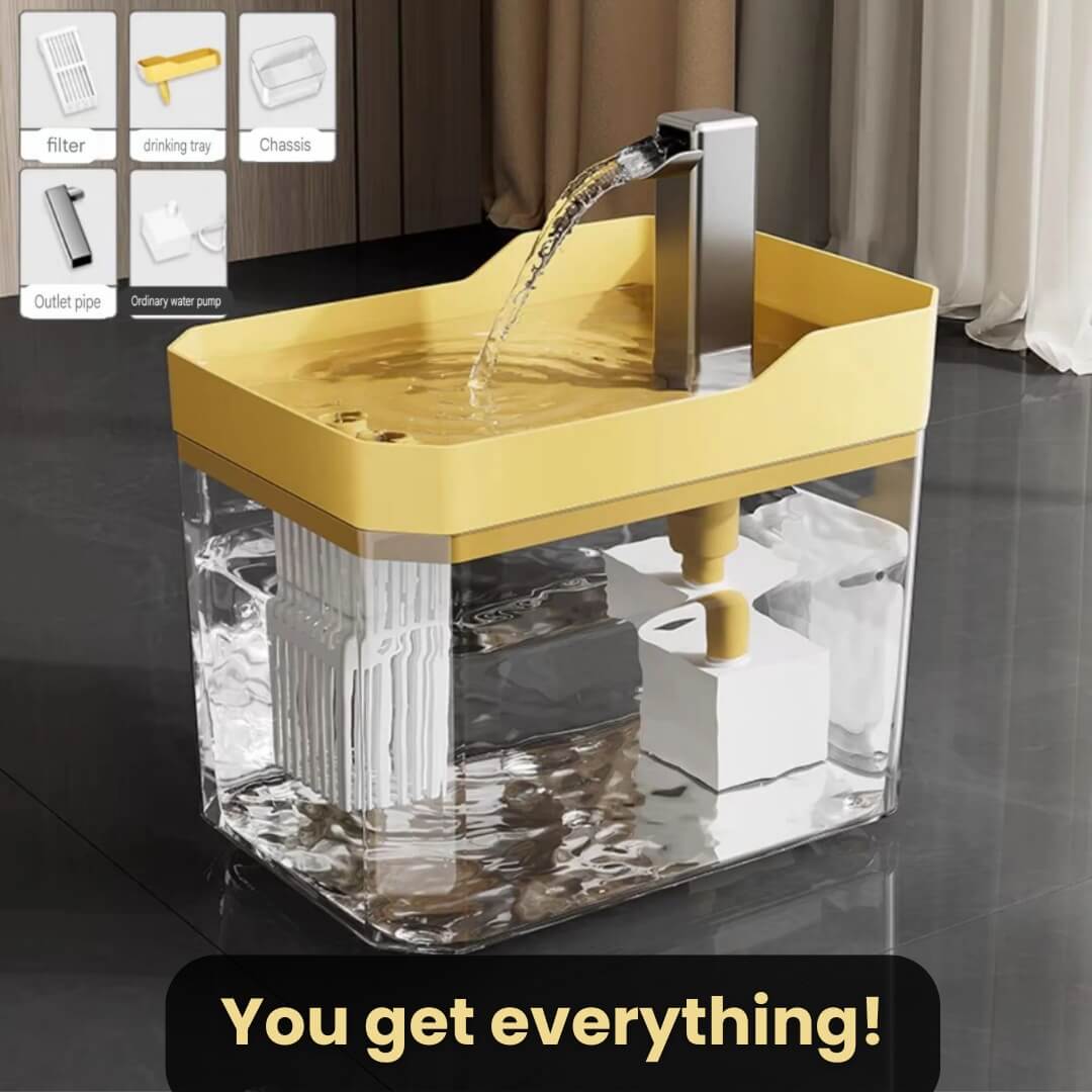 50% OFF | AquaFlow Fountain: The best water fountain for Cats!