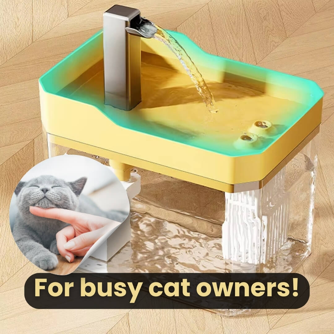 50% OFF | AquaFlow Fountain: The best water fountain for Cats!