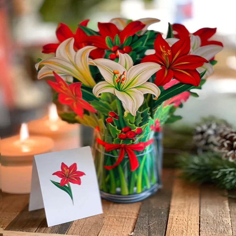 BloomCard™ – 3D-Pop-Up-Blumenkarte als langlebiges
