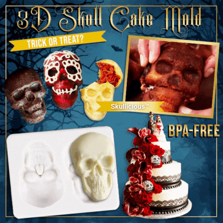 Skullicious™ – 3D-Totenkopf-Leckereien