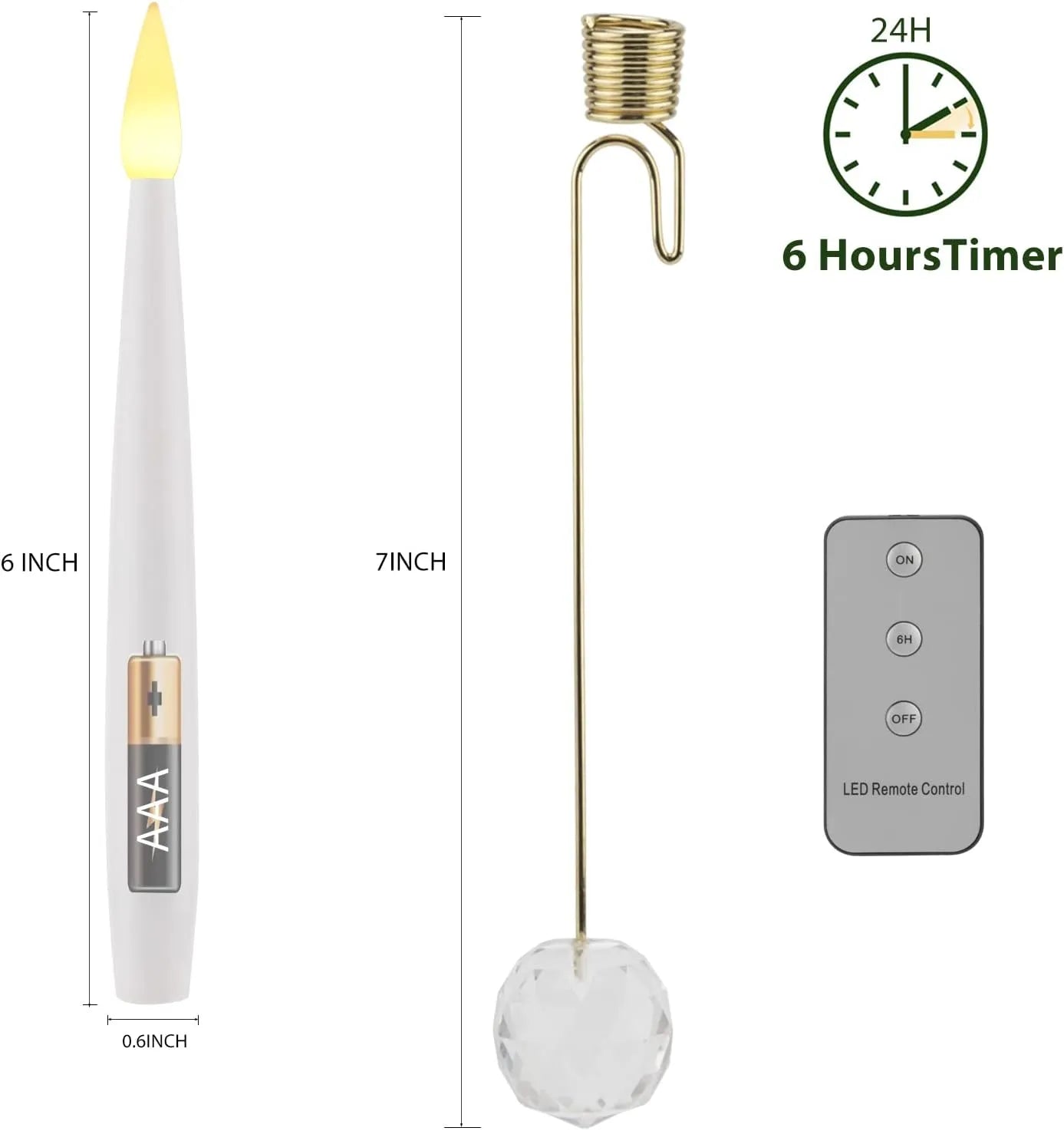 GlowMatic™ – Fernbedienbare LED-Kerzen
