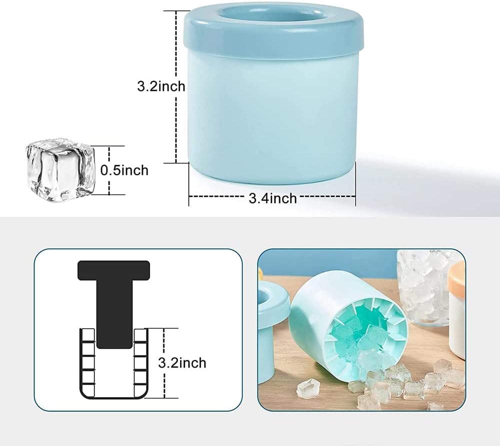 50% Rabatt | FrozenIce™ | Tragbarer Silikoneiswürfelbereiter mit Deckel [Letzter Tag Rabatt]