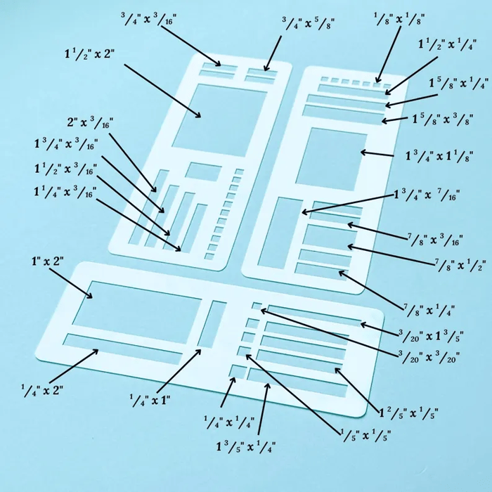 CraftFlex™ – Flexible Mylar-Zeichenschablonen