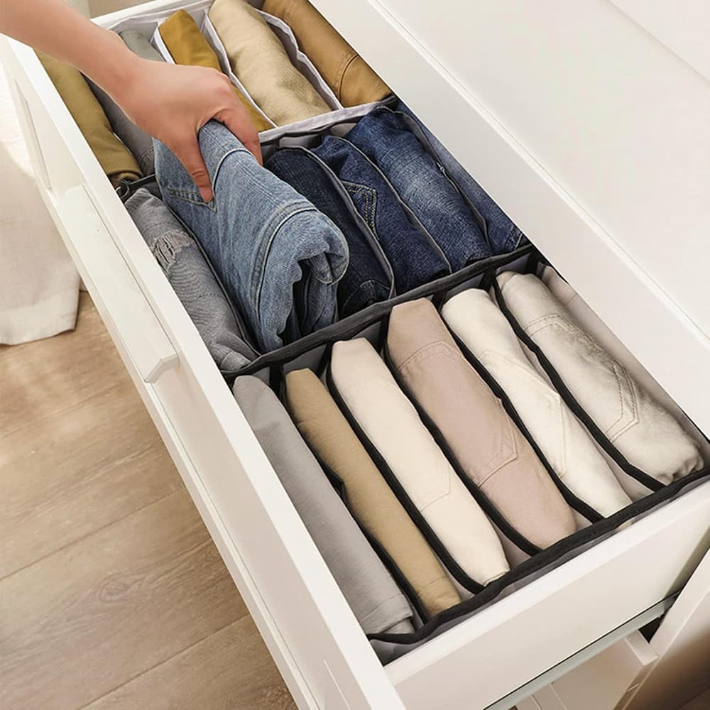 ClothingOrganizer™ - Transparente Mesh-Fächer