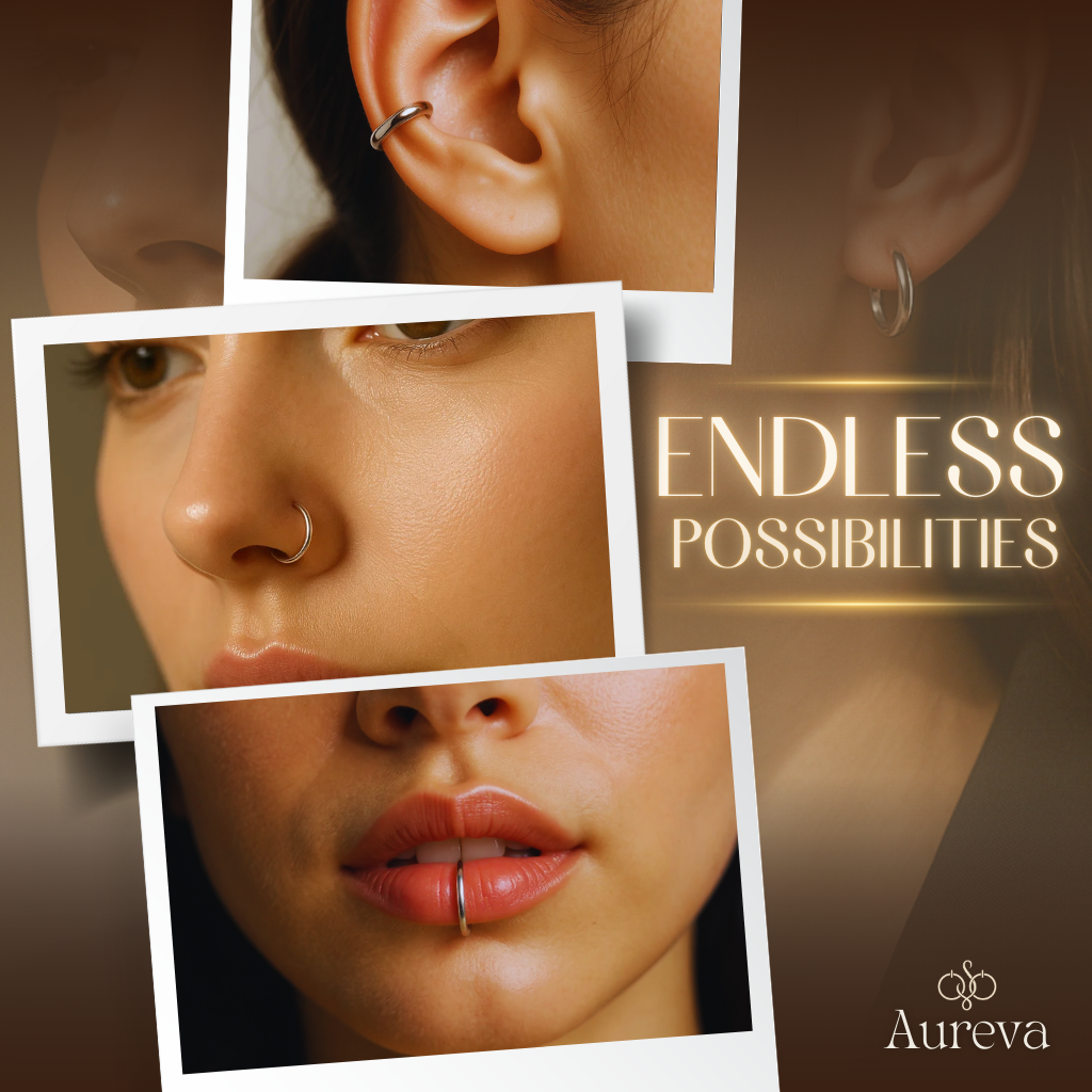 (1+1 GRATIS) | Aureva™ – Komfortable Ohrringe mit einziehbarem Verschluss