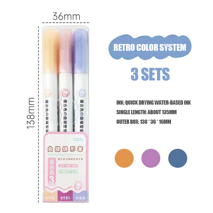 CurvePen™ – Curve-Marker mit zwei Spitzen