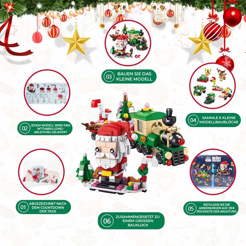 BuildaTree™ – Adventskalender mit Weihnachtsbaum-Bausteinen