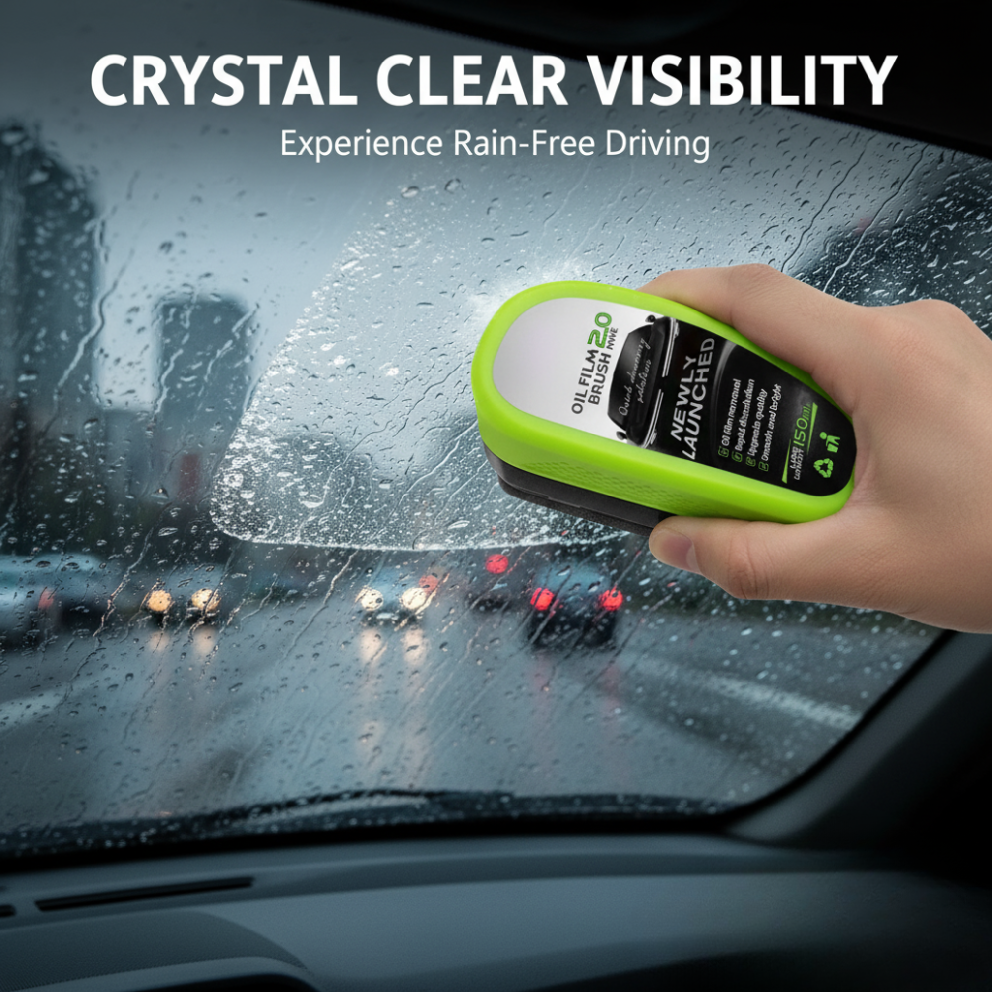 ClearDrive™ – hydrophober Glasschutz