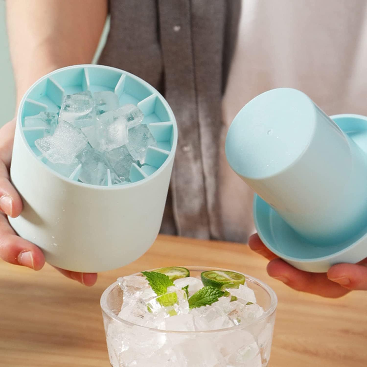 50% Rabatt | FrozenIce™ | Tragbarer Silikoneiswürfelbereiter mit Deckel [Letzter Tag Rabatt]