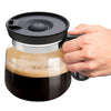 BrewVista™ - Klarer Kaffeekannen-Becher mit Sip-Deckel