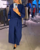 Sophie | Jumpsuit in einer Farbe mit Taschen