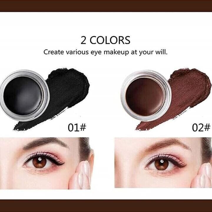 Zuverlässiges Eyeliner-Werkzeug – Für präzisen & wischfesten Lidstrich Eyeliner-Tool + Gel