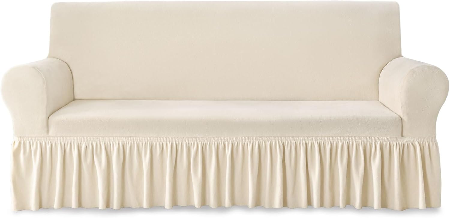 PlushGuard™ – Plüsch-Stretch-Sofabezug
