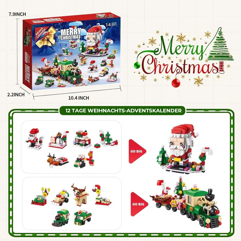 BuildaTree™ – Adventskalender mit Weihnachtsbaum-Bausteinen
