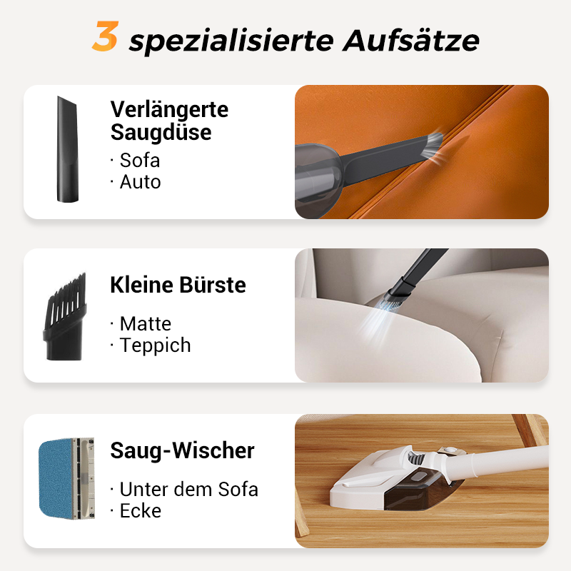 FDK Vacuum Cleaner™ – Kabelloser Staubsauger