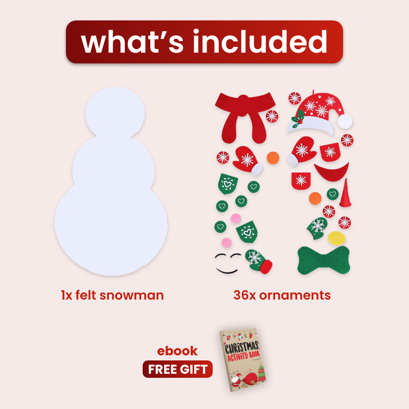 FrostyFelt Schneemann – Winterdekoration