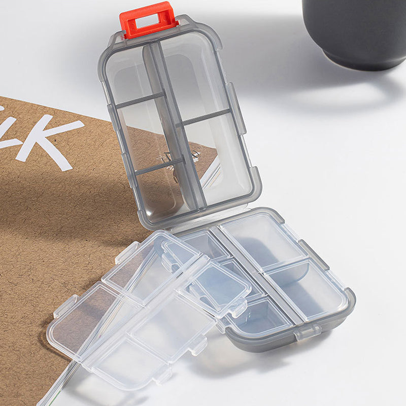 Reise-Pillenbox™ — Taschenformatige Lösung, um Ihre Medikamente überall sicher