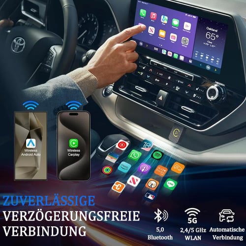 Kabelloser CarPlay- und Android Auto-Adapter