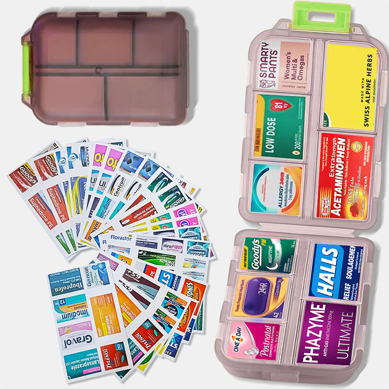 Reise-Pillenbox™ — Taschenformatige Lösung, um Ihre Medikamente überall sicher