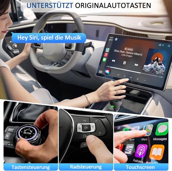 Kabelloser CarPlay- und Android Auto-Adapter