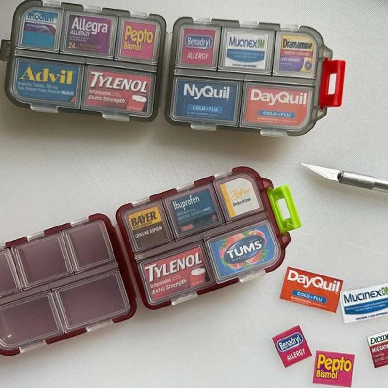 Reise-Pillenbox™ — Taschenformatige Lösung, um Ihre Medikamente überall sicher