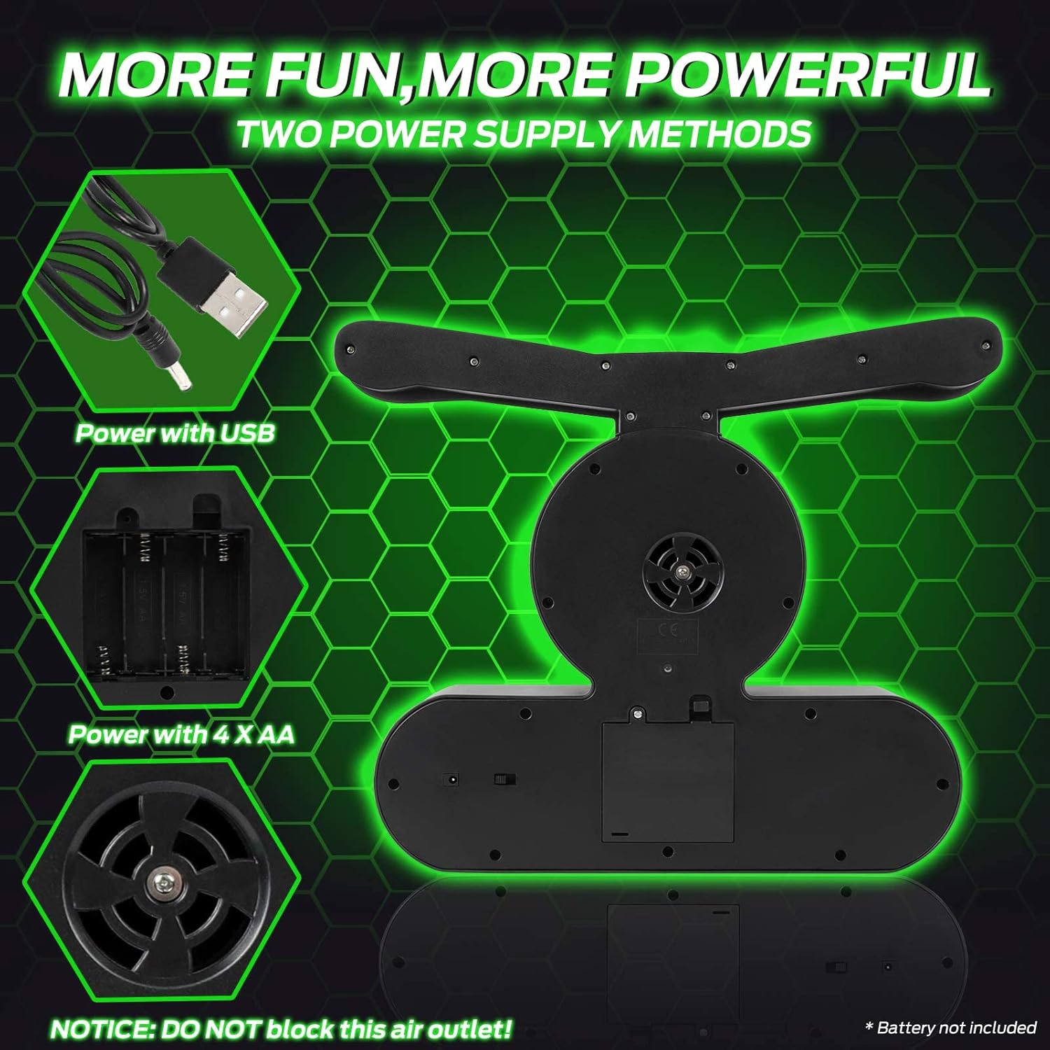 AimTrack™ – Im Dunkeln leuchtendes schwebendes Ziel
