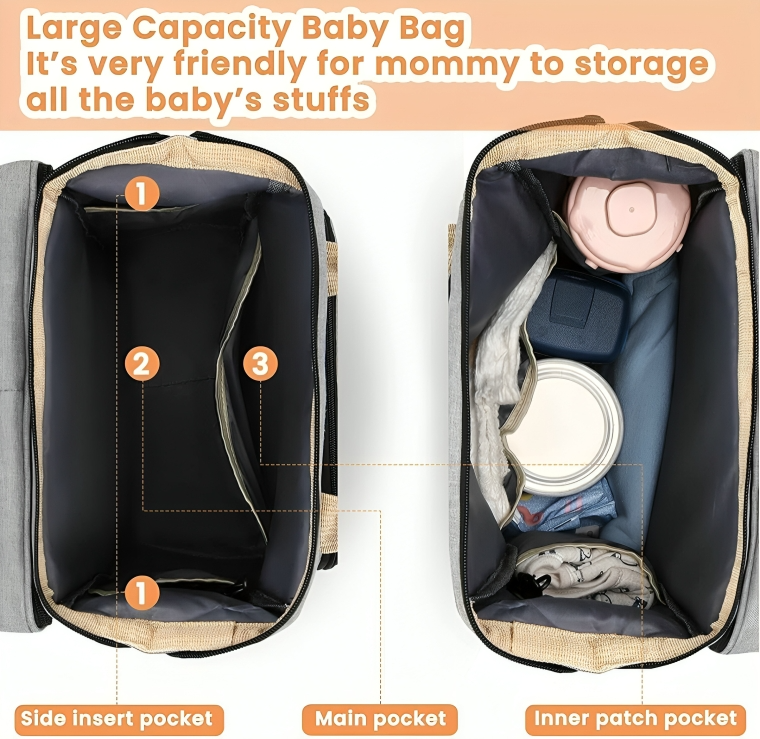 CribPack™ - All-in-One-Babytragesystem