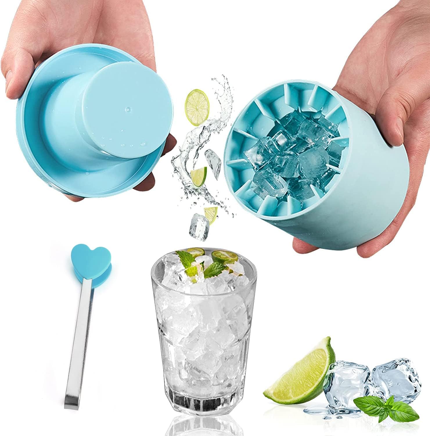 50% Rabatt | FrozenIce™ | Tragbarer Silikoneiswürfelbereiter mit Deckel [Letzter Tag Rabatt]