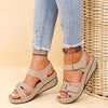 Quenilda | Bequeme Sommer-Klettsandalen mit Keilsohle