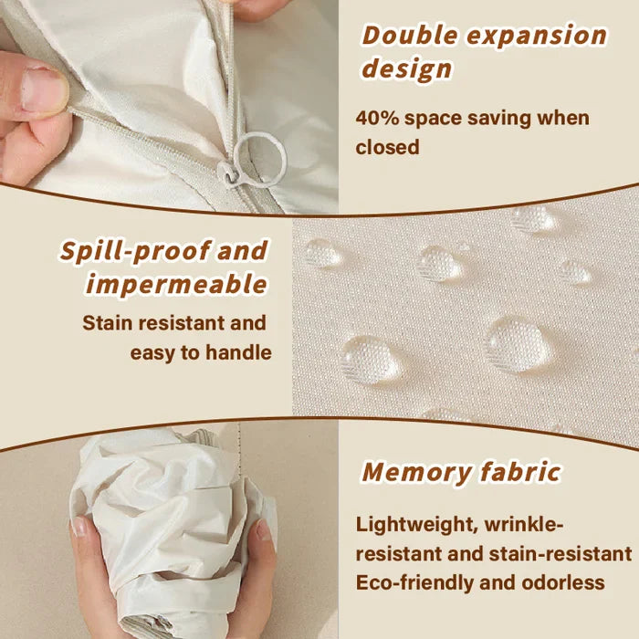 50% RABATT | SlimPack™ | Aufbewahrungstasche mit Kompressions-Reißverschluss für Decken & Bettwäsche