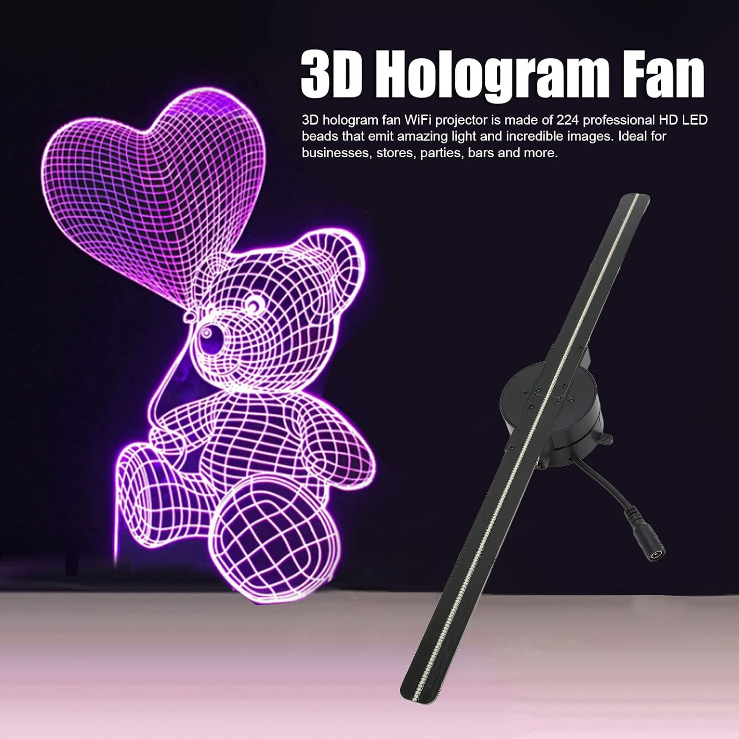 HoloSpin™ – 3D-LED-Hologrammprojektor