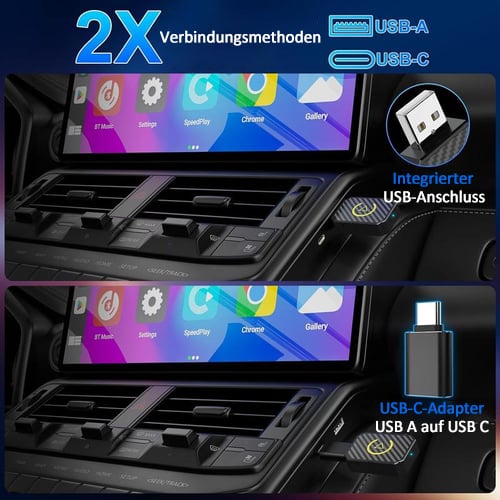 Kabelloser CarPlay- und Android Auto-Adapter