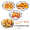 StapelFryer | Stapelbares Edelstahl-Luftfritiergestell-Set (3 Stück)