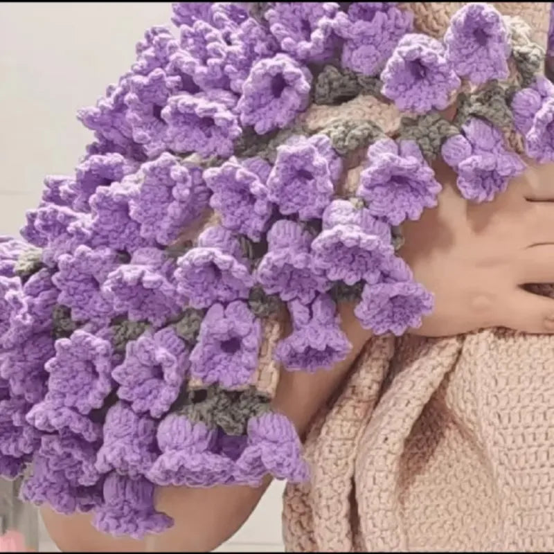 BloomWeave™ – Handgehaakte bloemendeken