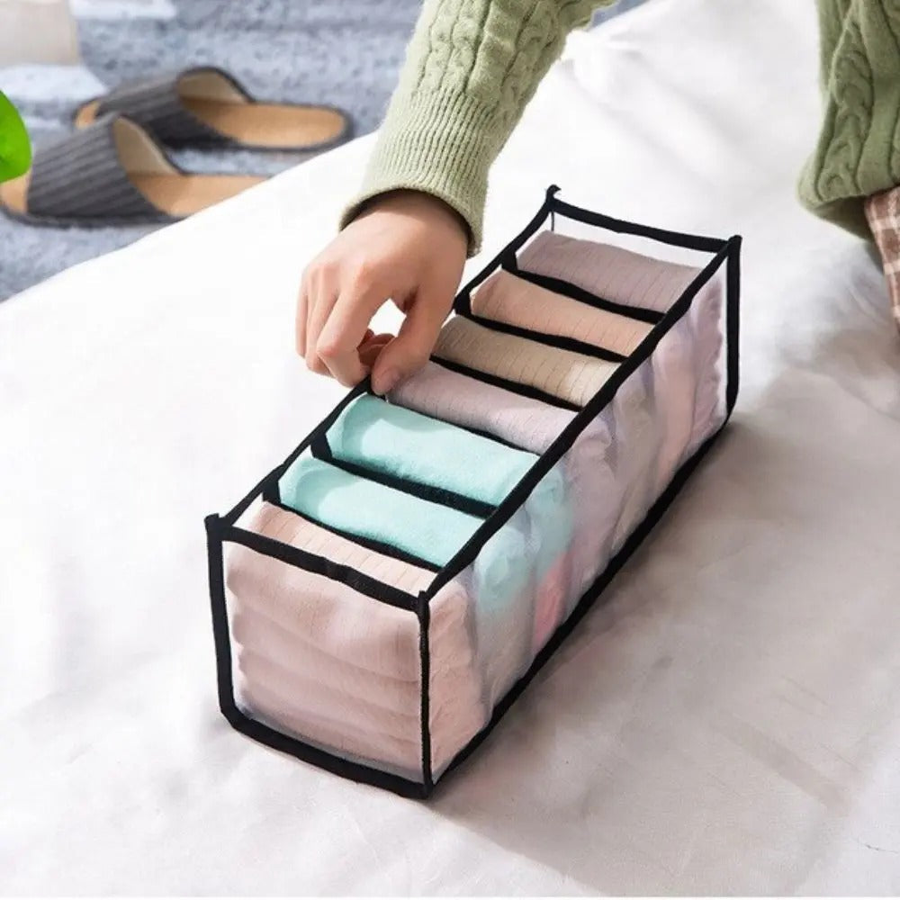 ClothingOrganizer™ - Transparente Mesh-Fächer