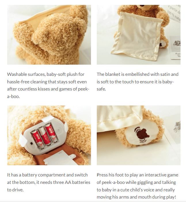 HugHarmony™ - Peek-a-Boo Bär