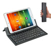 Kabellose, faltbare Bluetooth-Tastatur mit Tri-System – ideal für Smartphones und Tablets